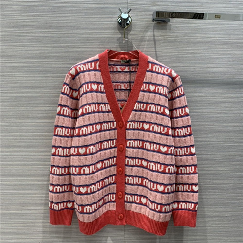 Miu miu clearance pink cardigan